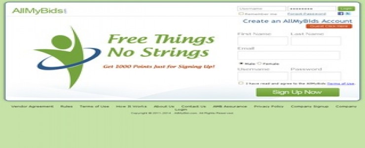 AllMyBids - Free Things No Strings